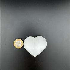 Selenite Heart 