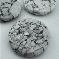 White Howlite Palm Stone