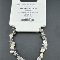 Dendric Opal Chip Bracelet