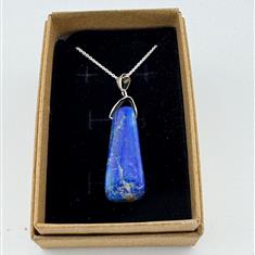 Lapis Lazuli Silver Necklace