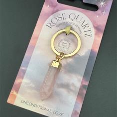 Rose Quartz Keyring 02