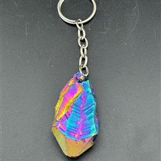 Titanium  Quartz Keyring