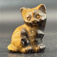 Tigers Eye Sitting Cat