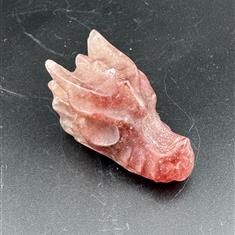 Red Aventurine Dragons Head