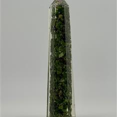 Orgonite Obelisk Tower Green Aventurine