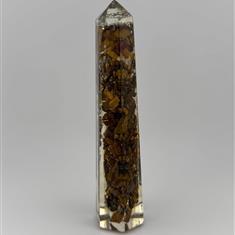 Orgonite Obelisk Tower Tigers Eye